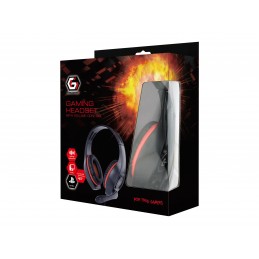Gembird | Gaming headset with volume control | GHS-05-R | Built-in microphone | 3.5 mm 4-pin | Wired | Over-Ear | Red/Black