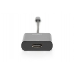 Digitus | USB Type-C to HDMI Adapter | DA-70852 | Black | USB Type-C | 0.15 m