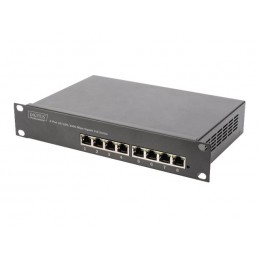 Digitus | 8-port Gigabit Ethernet PoE switch | DN-95317 | Unmanaged | Rackmountable | Power supply type Internal