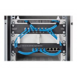 Digitus | 8-port Gigabit Ethernet PoE switch | DN-95317 | Unmanaged | Rackmountable | Power supply type Internal