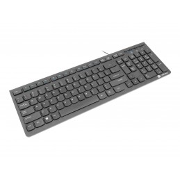 Natec | Keyboard | Discus 2 Slim | Standard | Wired | US | Black | USB 2.0 | 424 g | Numeric keypad