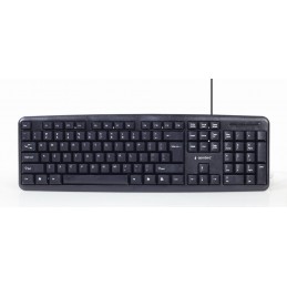 Gembird | 4-in-1 Multimedia office set | KBS-UO4-01 | Keyboard, Mouse, Pad and Headset Set | Wired | Mouse included | US | Black