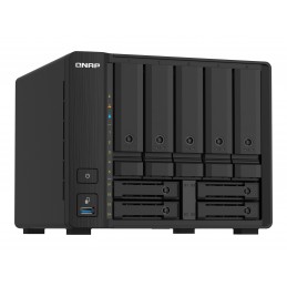 QNAP | 9-Bay QTS NAS | TS-932PX-4G | Up to 9 HDD/SSD Hot-Swap | AnnapurnaLabs Alpine | AL324 ARM Cortex-A57 Quad-Core | Processo