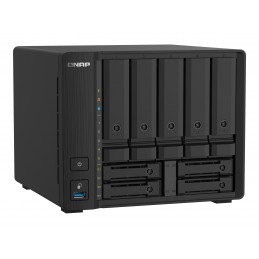 QNAP | 9-Bay QTS NAS | TS-932PX-4G | Up to 9 HDD/SSD Hot-Swap | AnnapurnaLabs Alpine | AL324 ARM Cortex-A57 Quad-Core | Processo