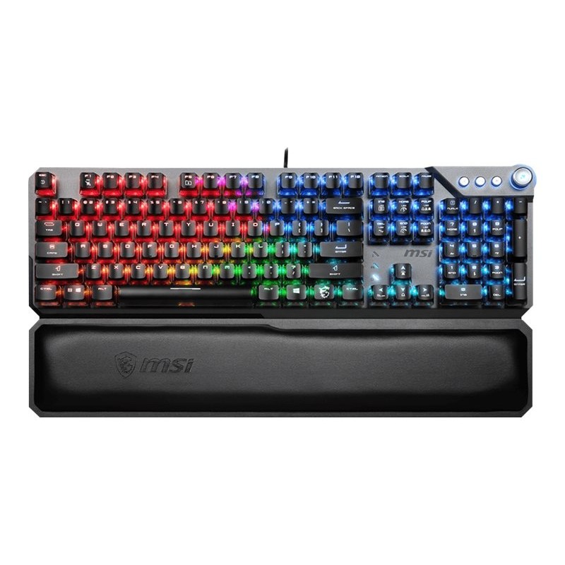 MSI | VIGOR GK71 SONIC RED US | Gaming keyboard | Wired | RGB LED light | US | Black