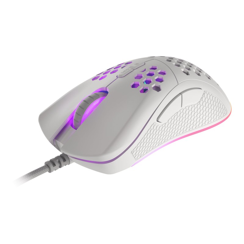 Genesis | Gaming Mouse | Krypton 555 | Wired | Optical | Gaming Mouse | USB 2.0 | White | Yes