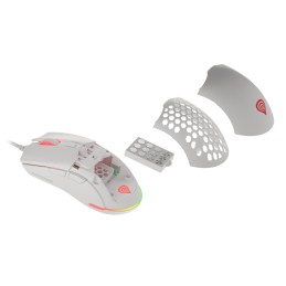 Genesis | Ultralight Gaming Mouse | Krypton 750 | Wired | Optical | Gaming Mouse | USB 2.0 | White | Yes