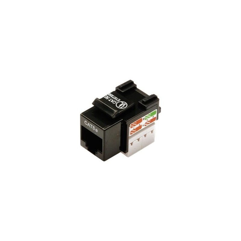 Class D CAT 5e Keystone Jack | DN-93501 | Unshielded RJ45 to LSA | Cable installation via LSA strips, color coded according to E