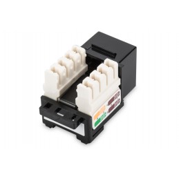 Class D CAT 5e Keystone Jack | DN-93501 | Unshielded RJ45 to LSA | Cable installation via LSA strips, color coded according to E