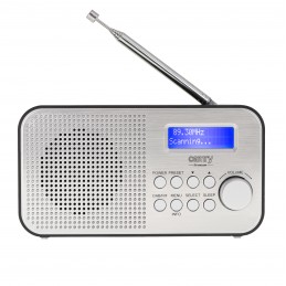 Camry | Portable Radio | CR 1179 | Alarm function | Black/Silver