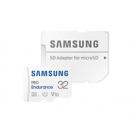 Samsung | PRO Endurance | MB-MJ32KA/EU | 32 GB | MicroSD Memory Card | Flash memory class U1, V10, Class 10 | SD adapter