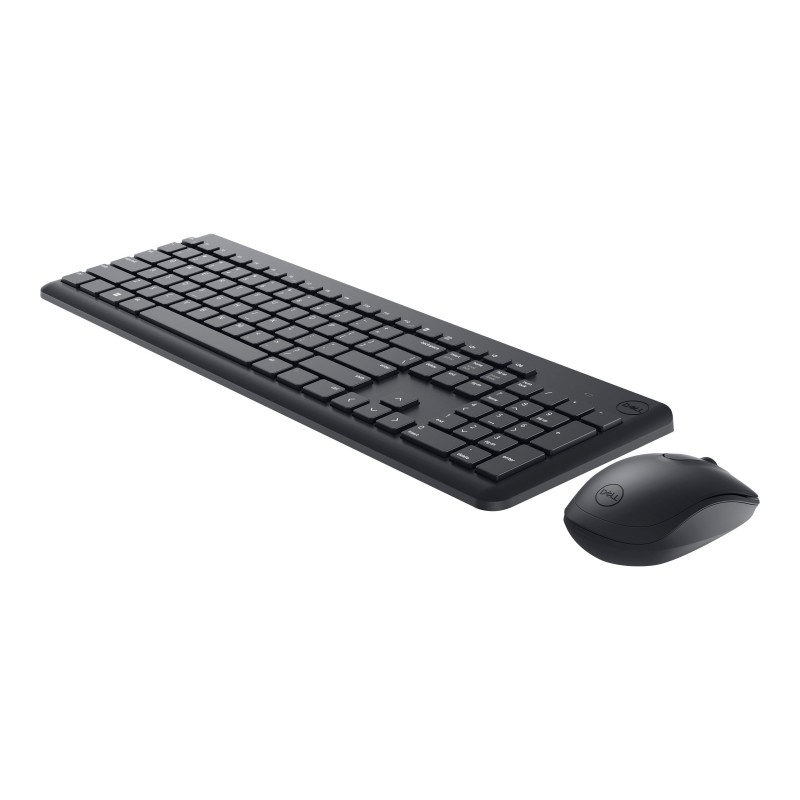 Dell | Keyboard and Mouse | KM3322W | Keyboard and Mouse Set | Wireless | Batteries included | US | Black | Wireless connection