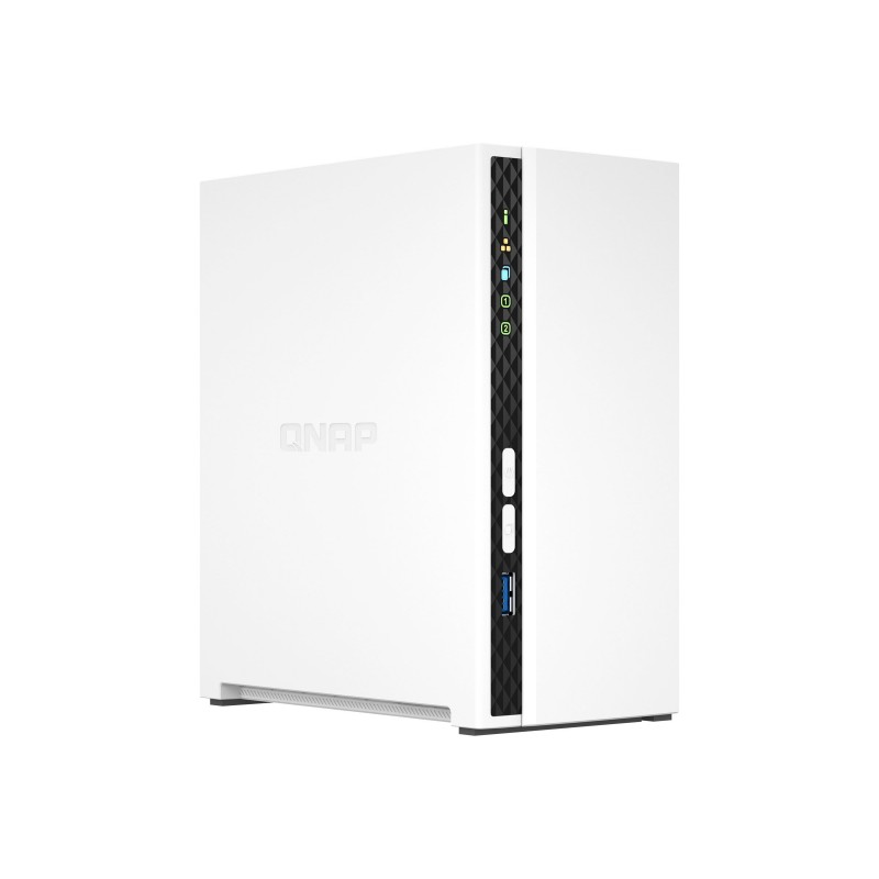 QNAP | 2-Bay ARM | TS-233 | Up to 2 SATA 6Gb/s, 3Gb/s | ARM 4-core | Cortex-A55 | Processor frequency 2.0 GHz | 2 GB | N/A