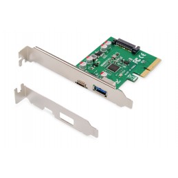 Digitus | PCIe card, USB-C 3.1 Gen 2, 10Gpbs, USB-A 3.1 | DS-30225