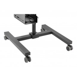 Digitus | Mobile workstation with individual height adjustment | DA-90374 | Monitor Mount, PC Holder | 17-32 " | Black