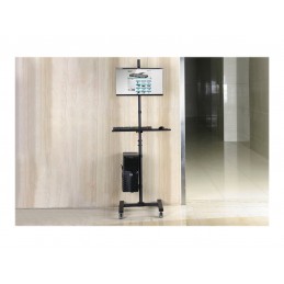 Digitus | Mobile workstation with individual height adjustment | DA-90374 | Monitor Mount, PC Holder | 17-32 " | Black