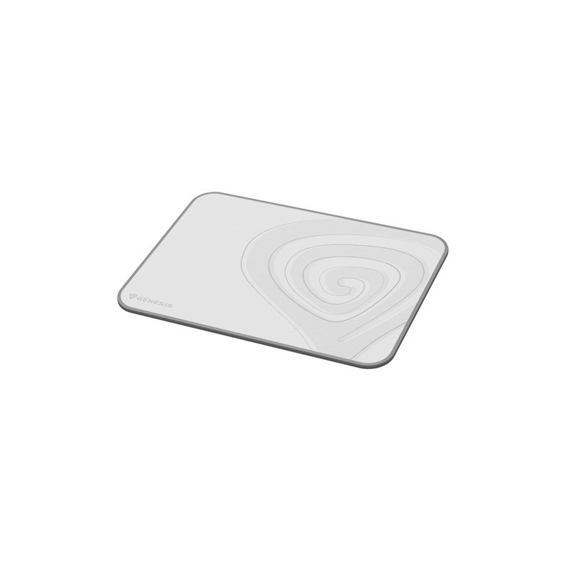 Genesis | Mouse Pad | Carbon 400 M Logo | 250 x 350 x 3 mm | Gray/White