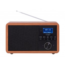 Adler | Radio DAB+ Bluetooth | AD 1184 | Alarm function | Black/Brown