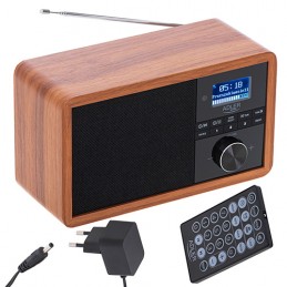 Adler | Radio DAB+ Bluetooth | AD 1184 | Alarm function | Black/Brown