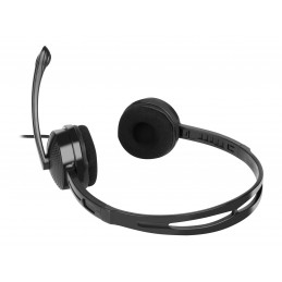 Natec | Headset | Canary Go | Wired | On-Ear | Microphone | Noise canceling | Black