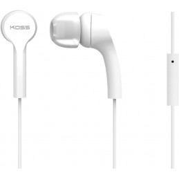 Koss | Headphones | KEB9iW | Wired | In-ear | Microphone | White