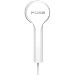 Koss | Headphones | KEB9iW | Wired | In-ear | Microphone | White