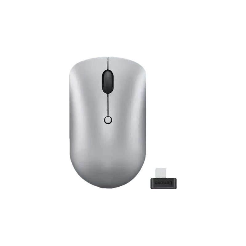 Lenovo | Wireless Compact Mouse | 540 | Red optical sensor | Wireless | 2.4G Wireless via USB-C receiver | Cloud Grey | 1 year(s