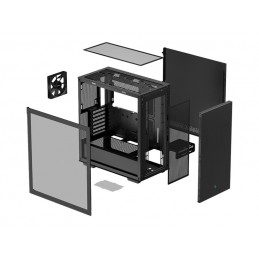 Deepcool | MID TOWER CASE | CH510 | Side window | Black | Mid-Tower | Power supply included No | ATX PS2