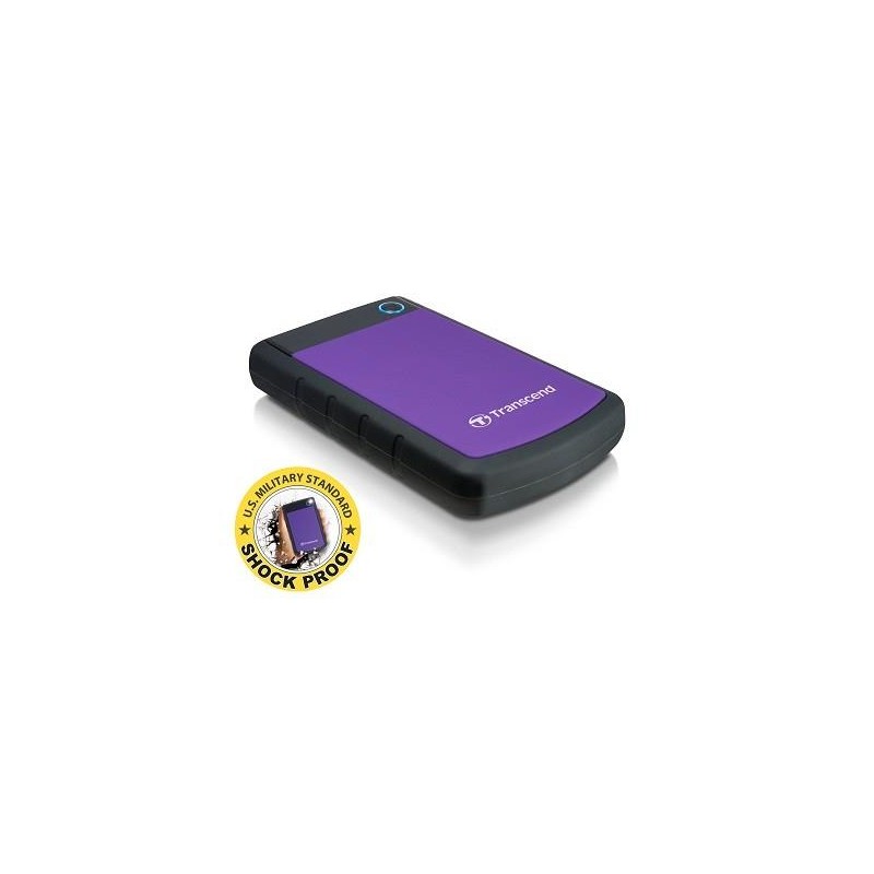 External HDD|TRANSCEND|StoreJet|1TB|USB 3.0|Colour Purple|TS1TSJ25H3P