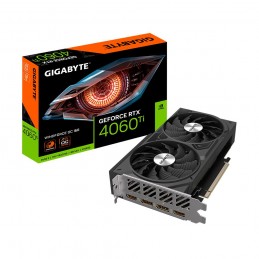 Graphics Card|GIGABYTE|NVIDIA GeForce RTX 4060 Ti|16 GB|GDDR6|128 bit|PCIE 4.0 16x|GPU 2565 MHz|2xHDMI|2xDisplayPort|GV-N406TWF2