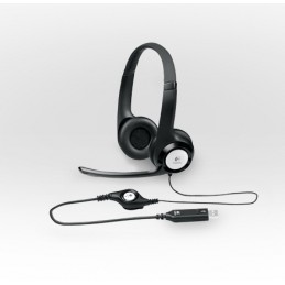 Logitech | Computer headset | H390 | On-Ear Built-in microphone | USB Type-A | Black