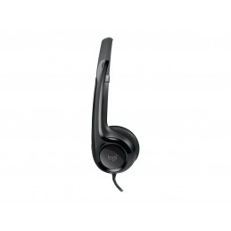 Logitech | Computer headset | H390 | On-Ear Built-in microphone | USB Type-A | Black