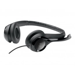 Logitech | Computer headset | H390 | On-Ear Built-in microphone | USB Type-A | Black