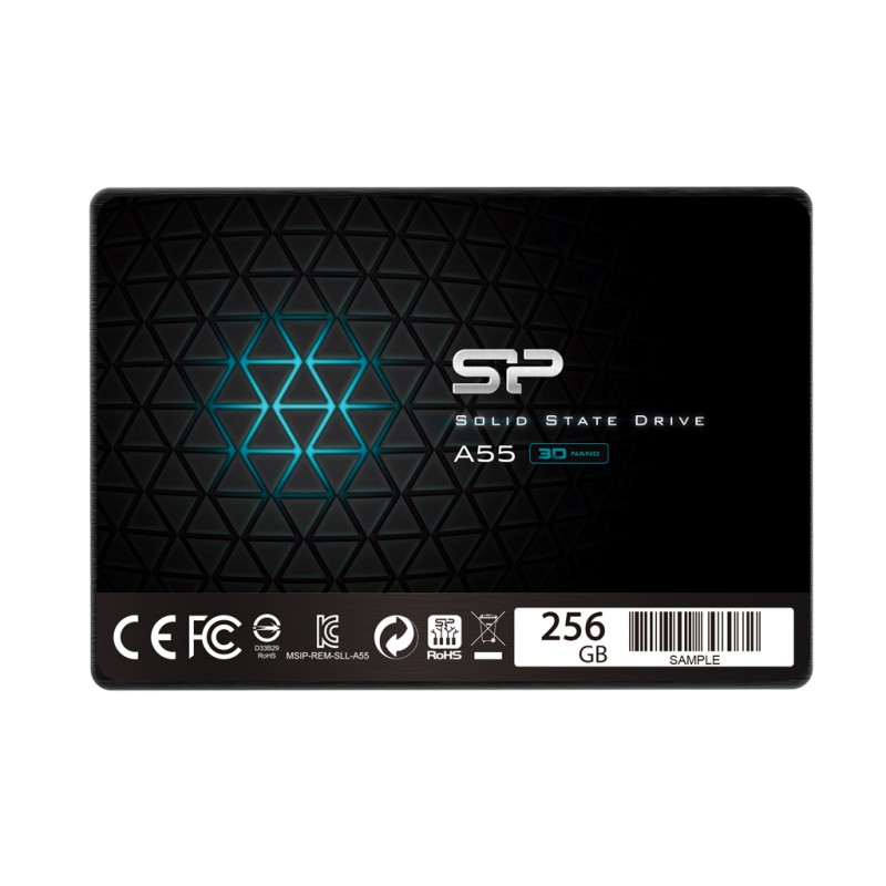 Silicon Power | A55 | 256 GB | SSD form factor 2.5" | Solid-state drive interface SATA | Read speed 550 MB/s | Write speed 450 M