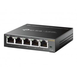 TP-LINK | Switch | TL-SG105E | Web managed | Wall mountable | 1 Gbps (RJ-45) ports quantity 5 | Power supply type External | 36 