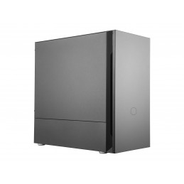 Cooler Master Silencio S400 with Steel side panel Black Mini ITX, Micro ATX Power supply included No