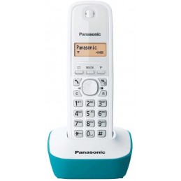 Panasonic | Cordless phone | KX-TG1611FXC | Built-in display | Caller ID | White | Conference call | Wireless connection