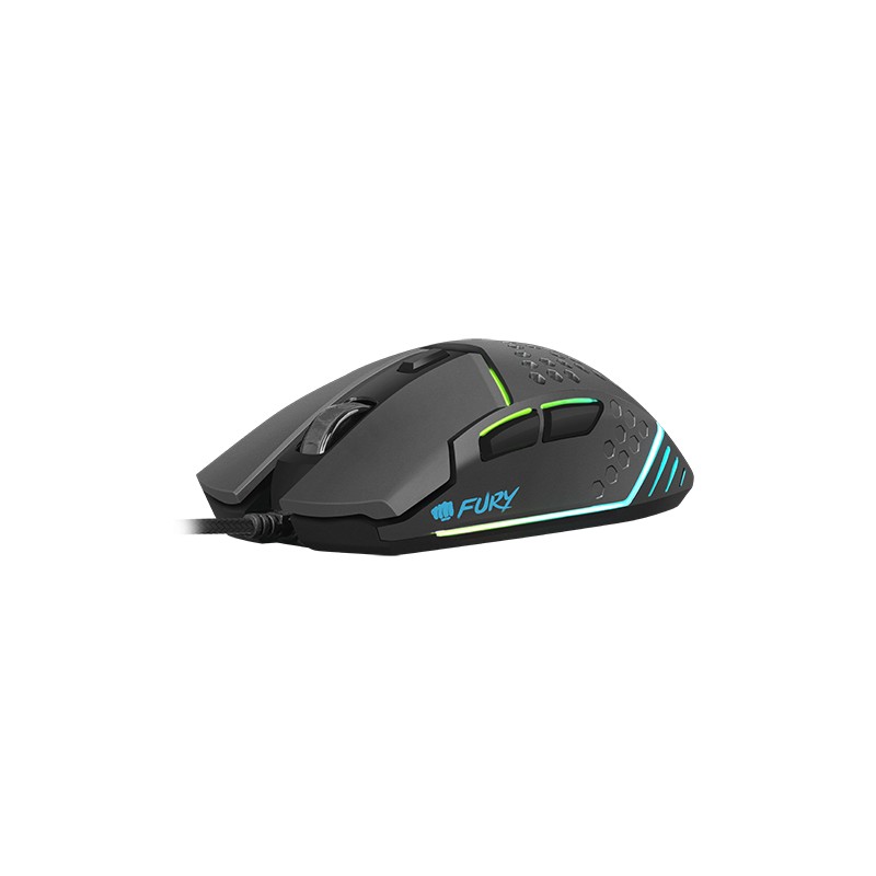 Fury | OPTICAL 6400DPI | Wired Optical Gaming Mouse | Battler | Yes