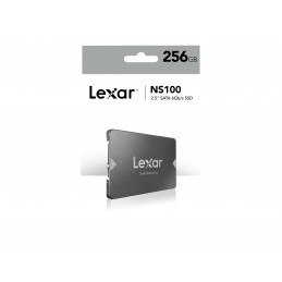 Lexar | NS100 | 256 GB | SSD form factor 2.5" | Solid-state drive interface SATA III | Read speed 520 MB/s | Write speed 510 MB/