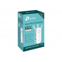 TP-LINK | AC1900 Wi-Fi Range Extender | RE550 | 802.11ac | 2GHz/5GHz | 600+1300 Mbit/s | 10/100/1000 Mbit/s | Ethernet LAN (RJ-4