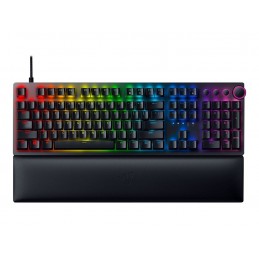 Razer | Huntsman V2 Optical Gaming Keyboard | Gaming keyboard | Wired | RGB LED light | US | Black | Numeric keypad | Clicky Pur