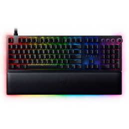 Razer | Huntsman V2 Optical Gaming Keyboard | Gaming keyboard | Wired | RGB LED light | US | Black | Numeric keypad | Clicky Pur