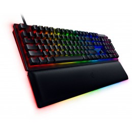 Razer | Huntsman V2 Optical Gaming Keyboard | Gaming keyboard | Wired | RGB LED light | US | Black | Numeric keypad | Clicky Pur