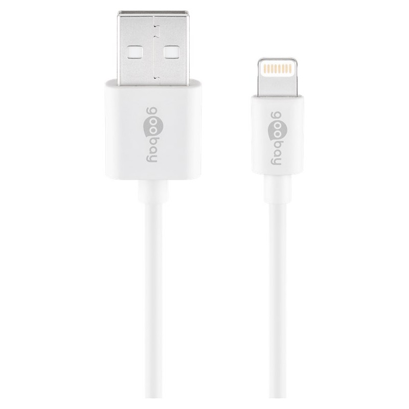 Goobay | 54600 | USB-C to Lightning Apple Lightnin male (8-pin) | USB 2.0 male (type A)