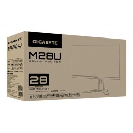 Gigabyte | Gaming Monitor | M28U-EK | 28 " | IPS | UHD | 144 Hz | 1 ms | 3840 x 2160 pixels | 300 cd/m | 1 x Audio Out | HDMI po