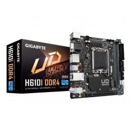 Gigabyte | H610I DDR4 1.0 M/B | Processor family Intel | Processor socket LGA1700 | DDR4 DIMM | Memory slots 2 | Supported hard 