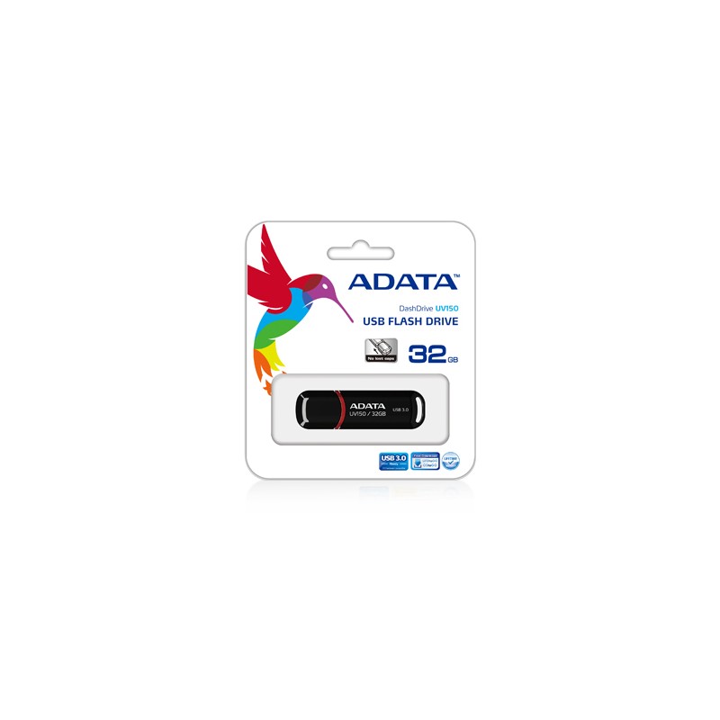 ADATA | UV150 | 32 GB | USB 3.0 | Black