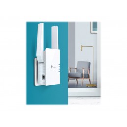 TP-LINK | Range Extender | RE605X | 802.11ax | Mesh Support No | 574+1201 Mbit/s | 10/100/1000 Mbit/s | Ethernet LAN (RJ-45) por