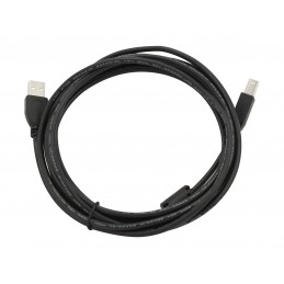 USB 2.0 A-plug B-plug 3 m (10 ft) cable with ferrite core | Cablexpert