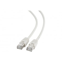 FTP Cat6 | Patch cord | Perfect connection Foil shielded - for a reliable connection Gold plated contacts | White | 5 m